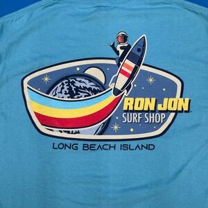 Ron Jon Surf Shop Long Beach Island Astronaut Rocket T Shirt Mens Medium